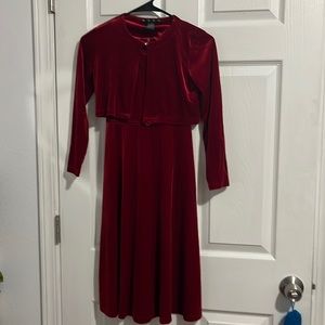 Girls red dress